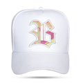 Boné Branco Snapback Logo Watercolors