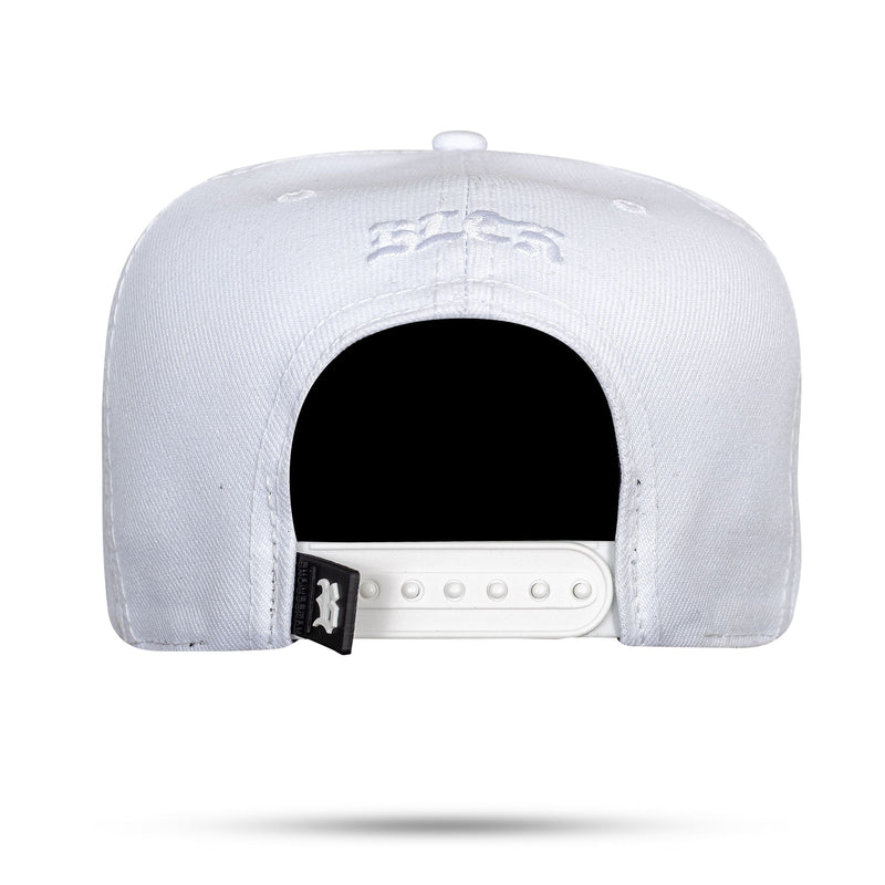 Boné Branco Snapback Logo Watercolors