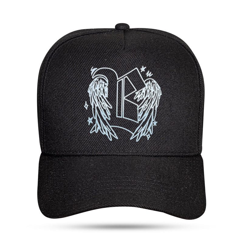 Boné Preto Snapback 01 Wings