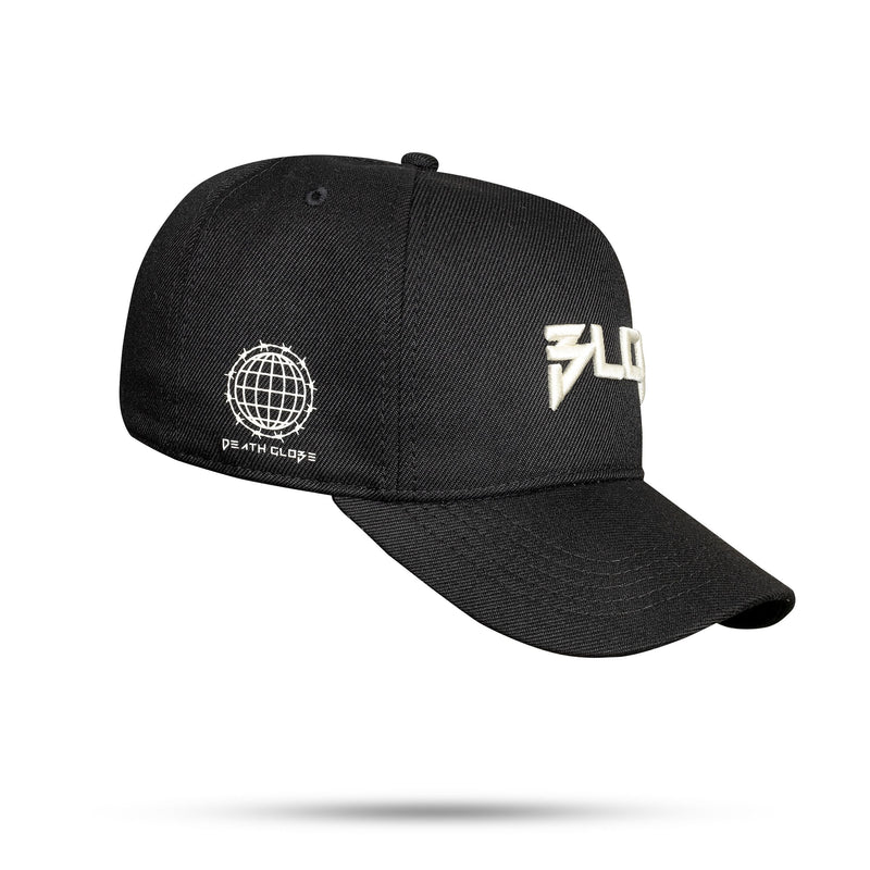 Boné Preto Snapback Death Globe