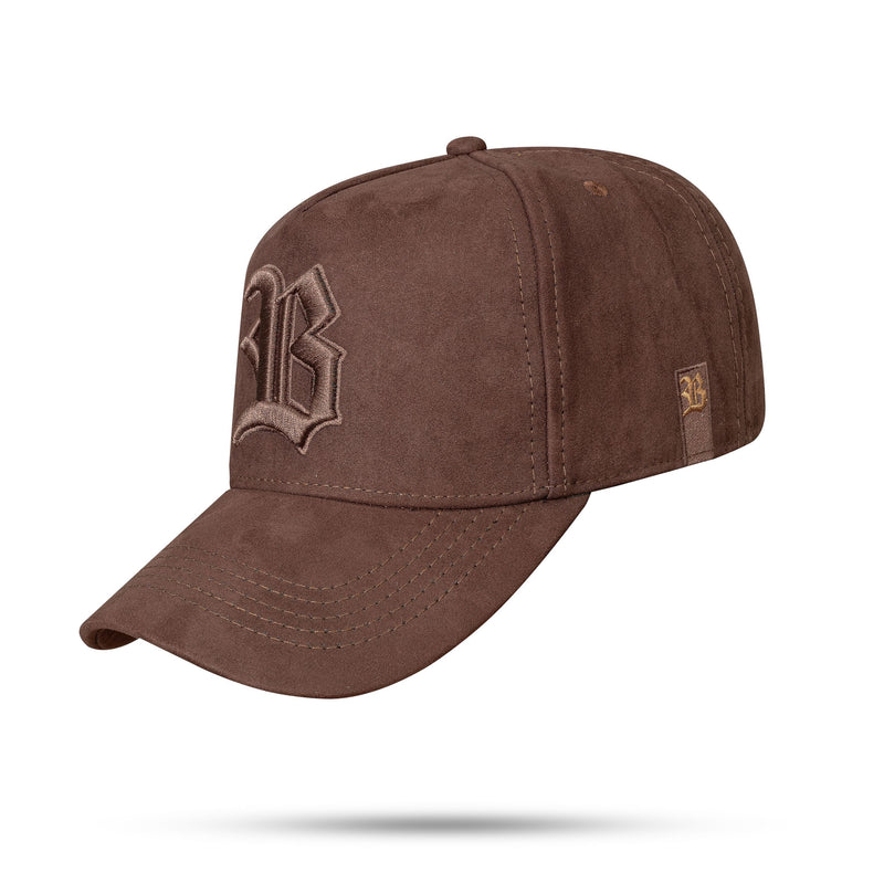 Boné Marrom Snapback Suede 2.0