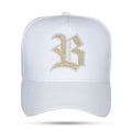 Boné Branco Snapback Wings Shine Dourado