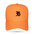 Boné Laranja Fluor Snapback Basic Contra Aba Preta