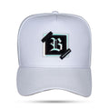 Boné Branco Snapback Square Holográfico