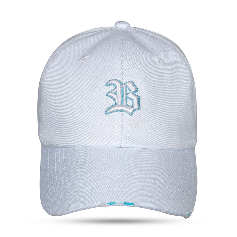 Boné Branco Dad Hat Countour Destroyer Azul