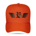 Boné Laranja Snapback Front Wings