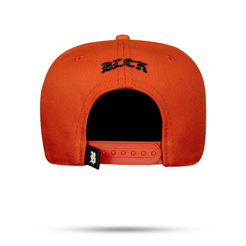 Boné Laranja Snapback Front Wings