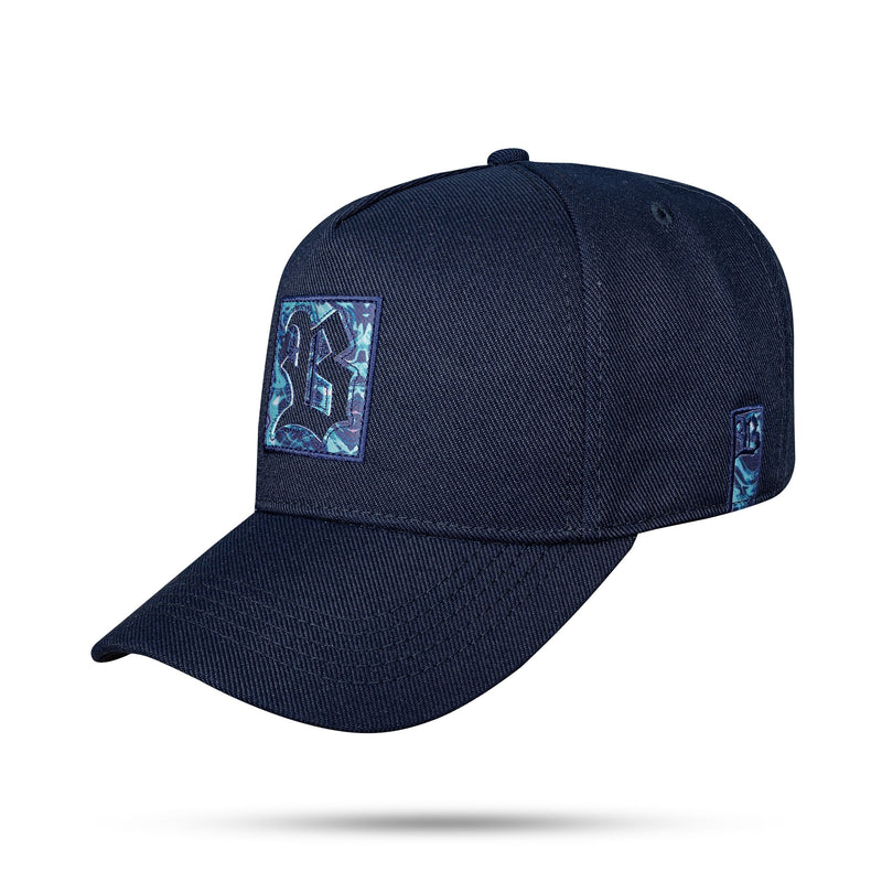 Boné Azul Marinho Snapback Square Sublimado