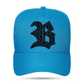 Boné Azul Celeste Snapback Logo Listras