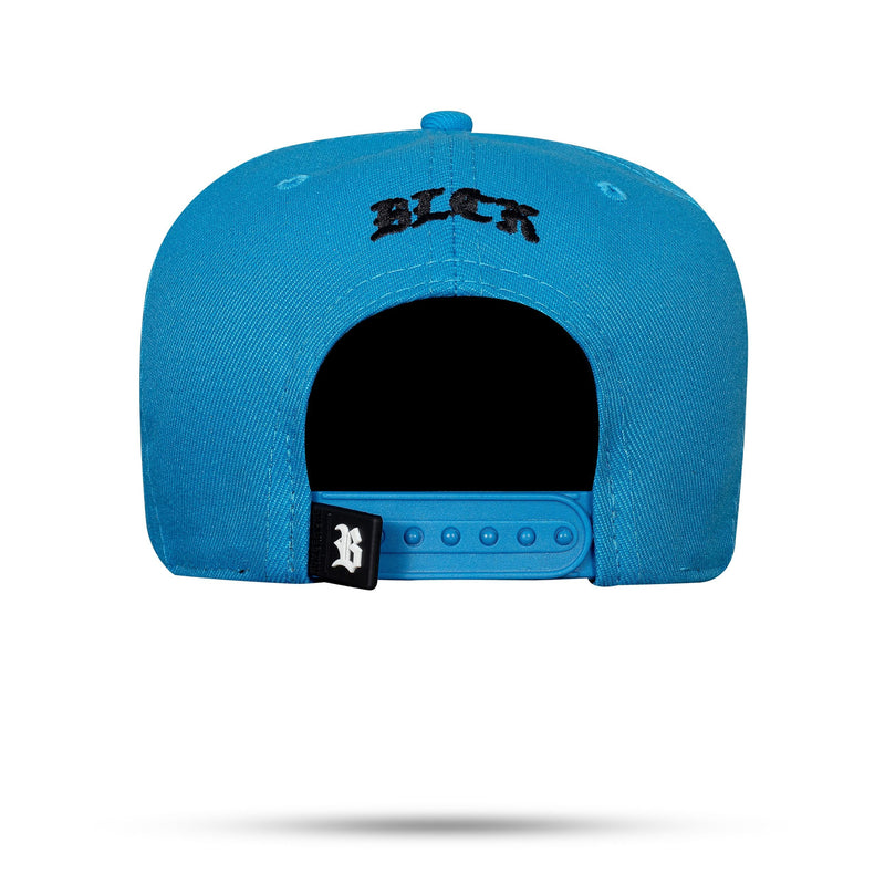 Boné Azul Celeste Snapback Logo Listras