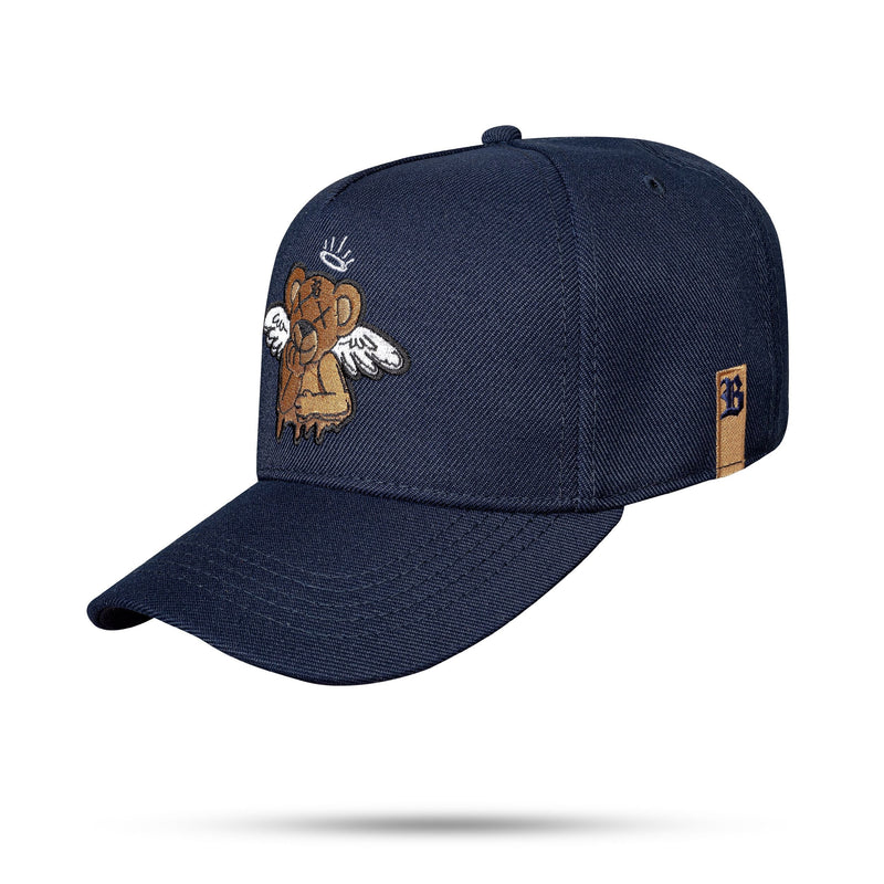 Boné Azul Marinho Snapback Angel Bear