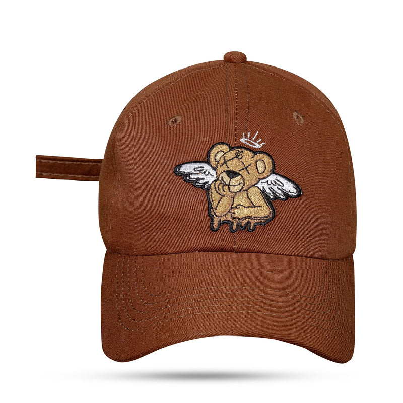 Boné Marrom Chocolate Dad Hat Angel Bear