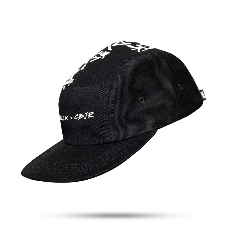 Boné Charlie Brown Jr. - Preto Five Panel BLCK x CBJR - Blck Brasil