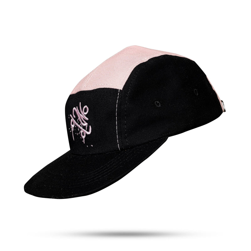 Boné Charlie Brown Jr. - Preto Five Panel Sk8 Rosa - Blck Brasil