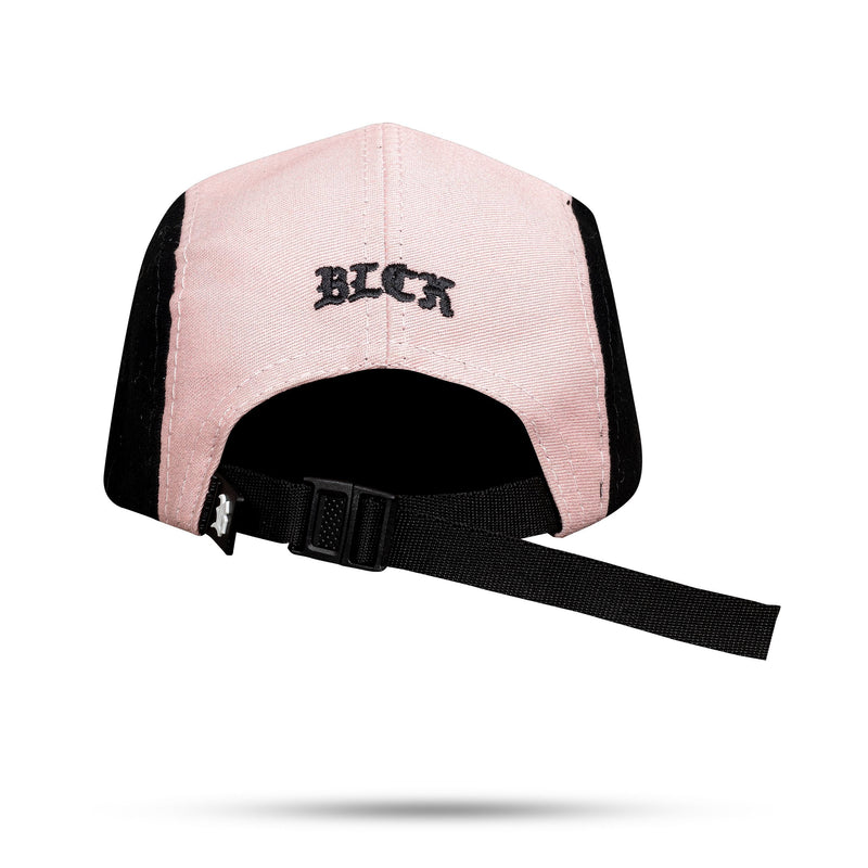 Boné Charlie Brown Jr. - Preto Five Panel Sk8 Rosa - Blck Brasil