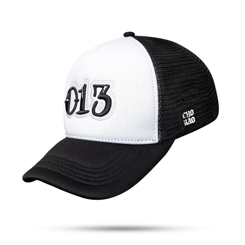 Boné Charlie Brown Jr. - Branco Trucker Snapback 013 - Blck Brasil