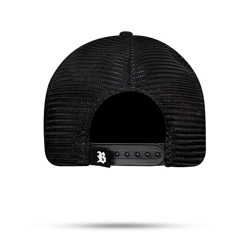 Boné Charlie Brown Jr. - Branco Trucker Snapback 013 - Blck Brasil