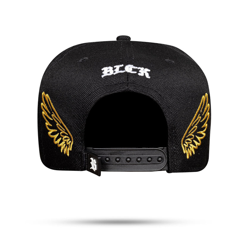 Boné Charlie Brown Jr. - Preto Snapback Wings - Blck Brasil