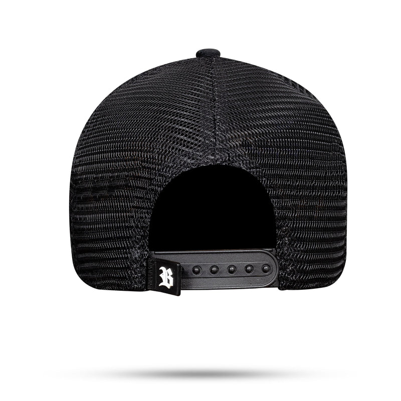 Boné Charlie Brown Jr. - Preto Trucker Snapback 013 - Blck Brasil