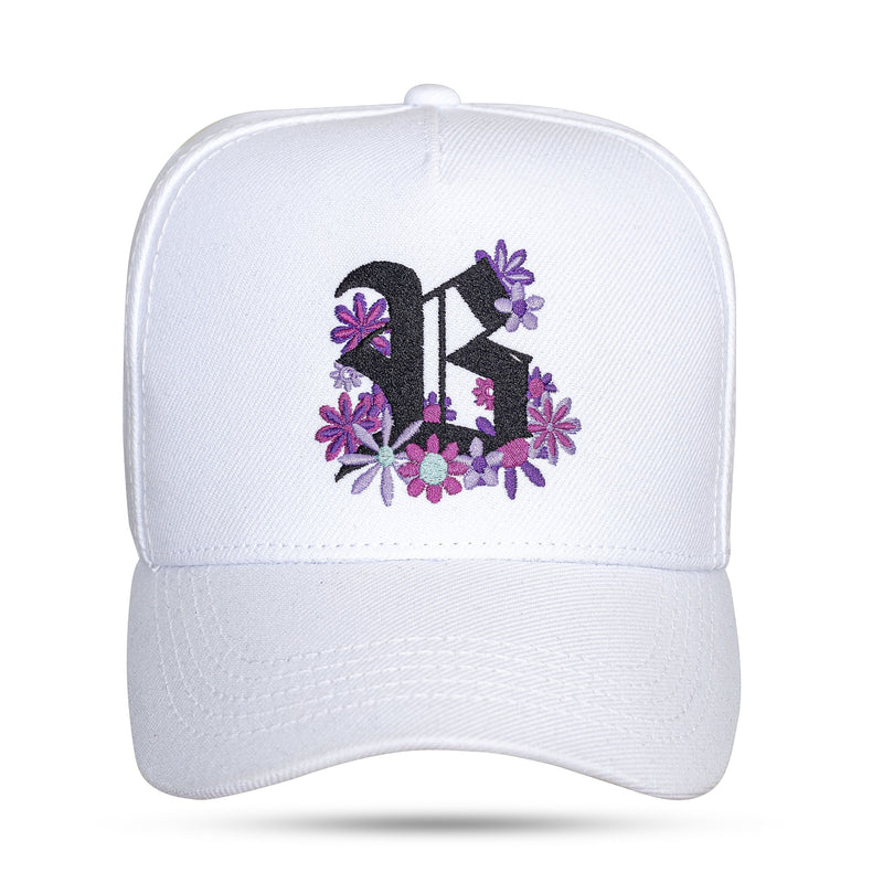 Boné Branco Snapback All Flowers