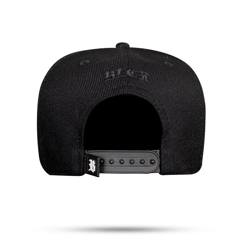 Boné Kids Preto Snapback Stone All Black