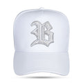 Boné Branco Snapback Wings Strass