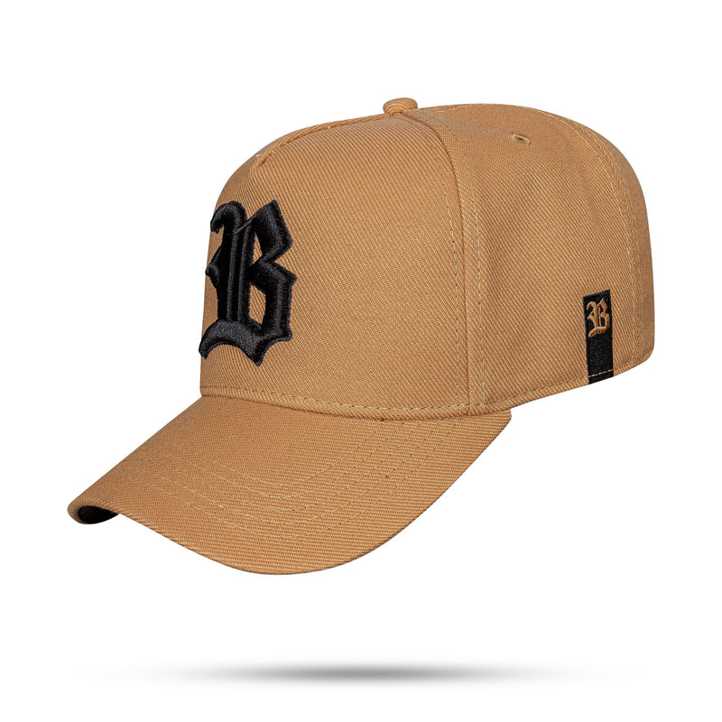 Boné Caramelo Snapback Logo Small Preto