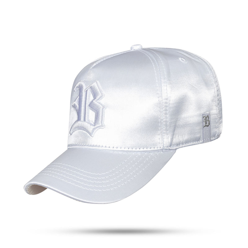 Boné Branco Snapback Luminus Logo B Alto Relevo