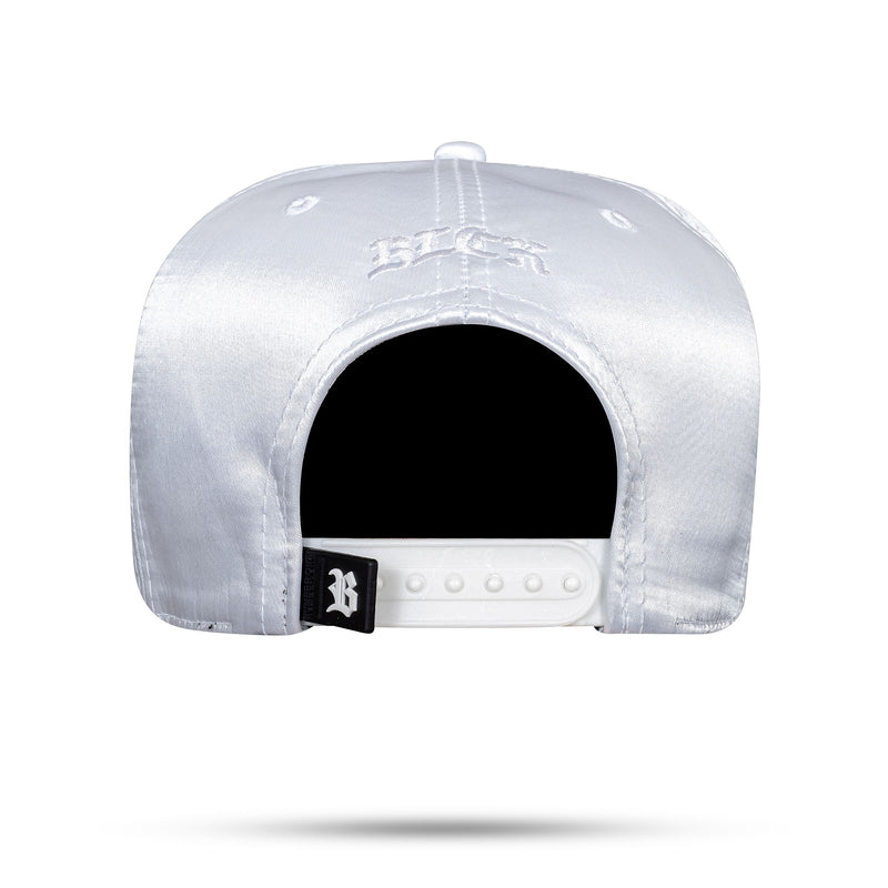 Boné Branco Snapback Luminus Logo B Alto Relevo