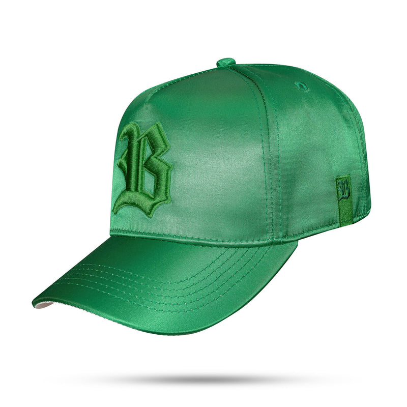 Boné Verde Bandeira Snapback Luminus Logo B Alto Relevo