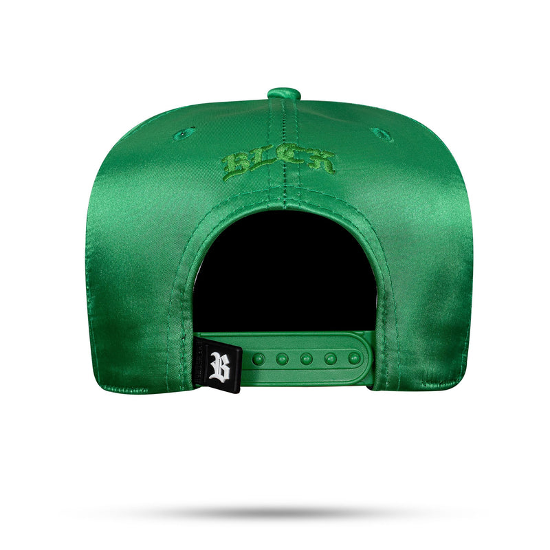 Boné Verde Bandeira Snapback Luminus Logo B Alto Relevo