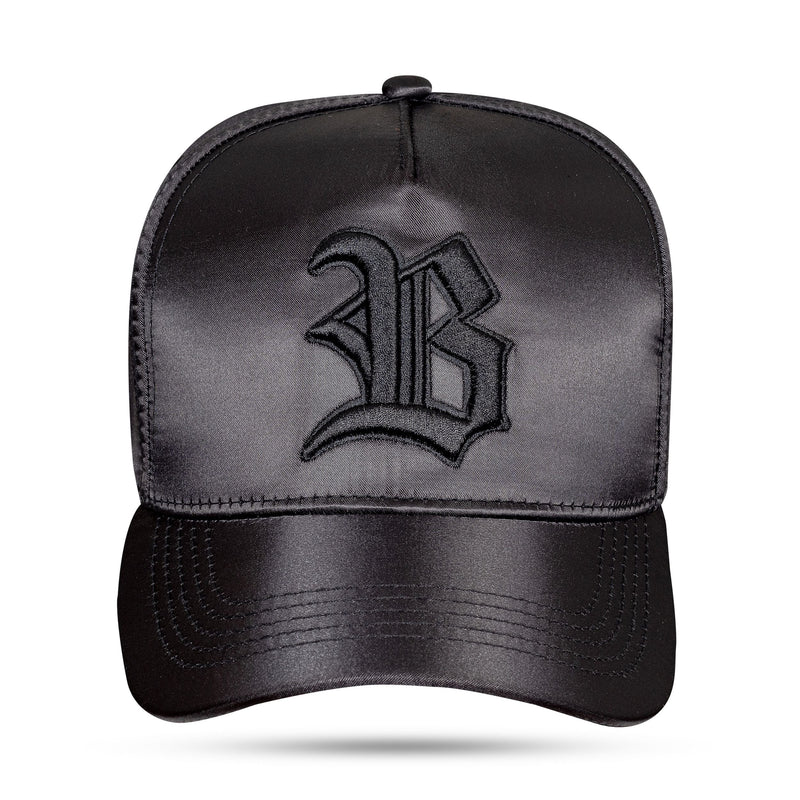 Boné Preto Snapback Luminus Logo B Alto Relevo