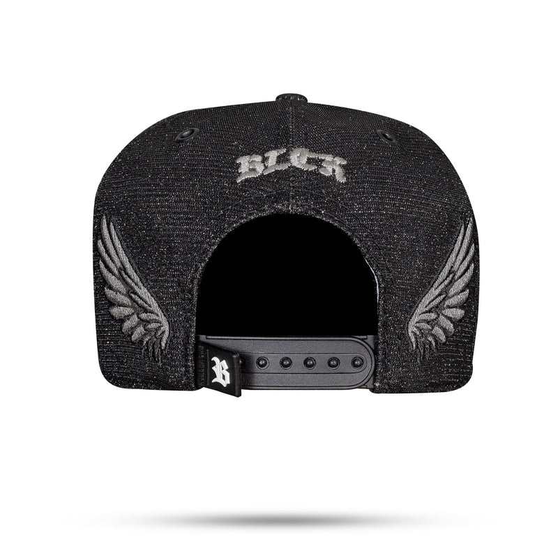 Boné Preto Snapback All Shine Wings