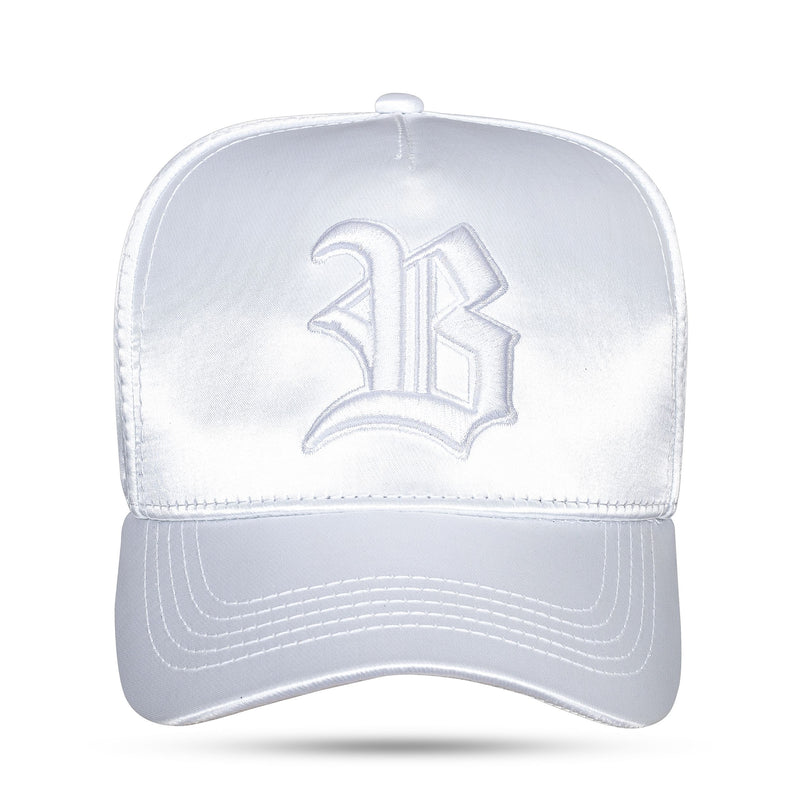 Boné Branco Snapback Luminus Logo B Alto Relevo