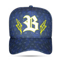 Boné Kids Azul Snapback Logo Raios Green