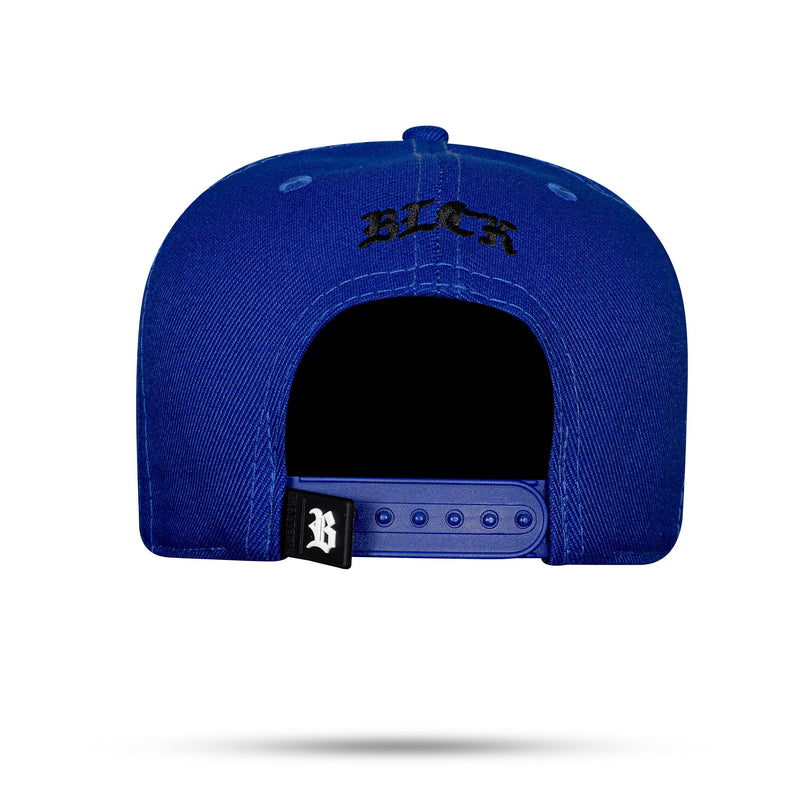 Boné Azul Royal Snapback Contra Aba Blessed