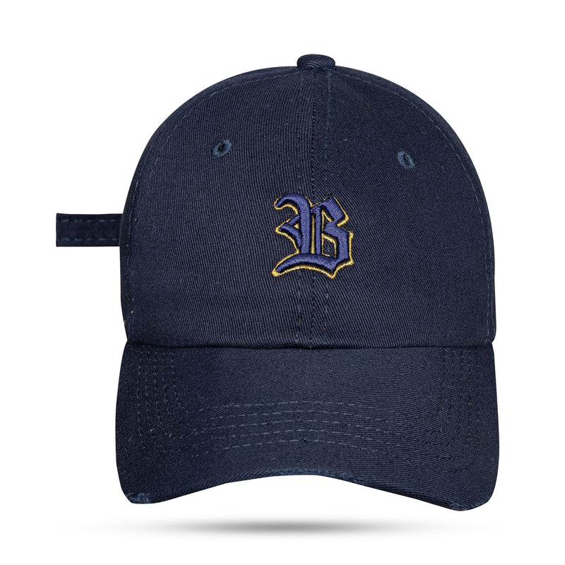 Boné Azul Marinho Dad Hat Alto Relevo Contour