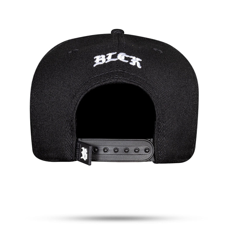 Boné Preto Snapback Authentic B Branco