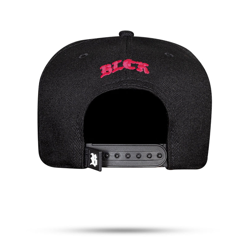 Boné Preto Snapback Authentic B Pink