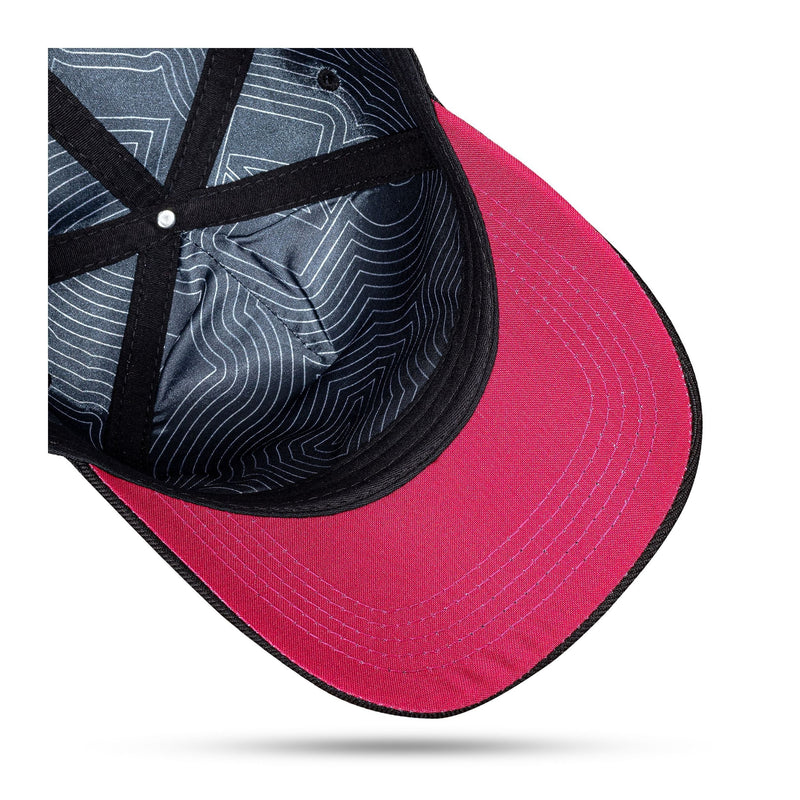 Boné Preto Snapback Authentic B Pink