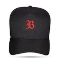 Boné Preto Snapback Authentic B Vermelho