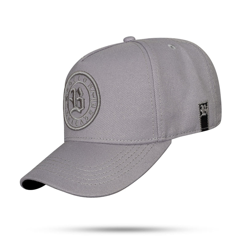 Boné Cinza Escuro Snapback Follow The Leader