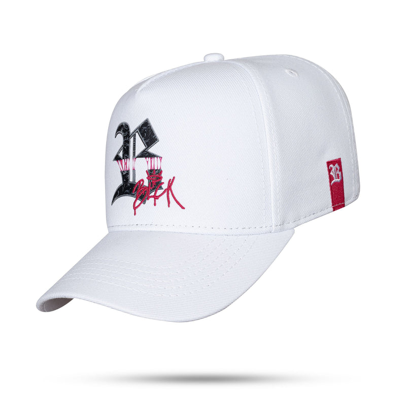 Boné Branco Snapback Logo Connect