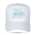 Boné Branco Snapback Zero Um Azul