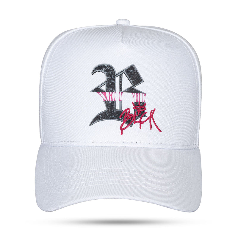 Boné Branco Snapback Logo Connect