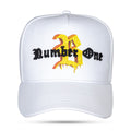 Boné Branco Snapback Number One Alto Relevo