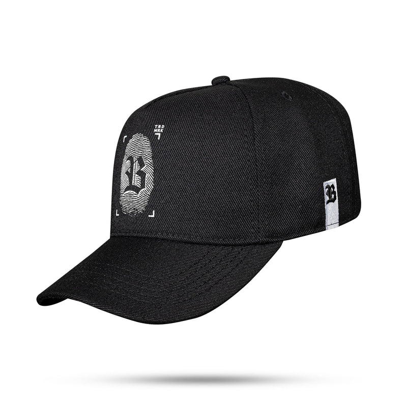 Boné Preto Snapback Digital