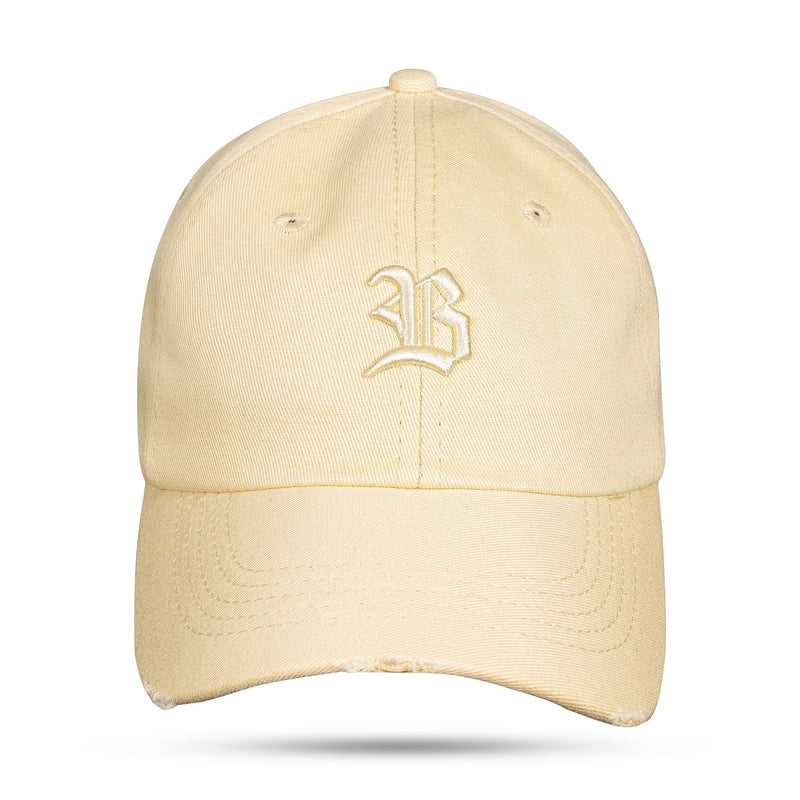 Boné Creme Dad Hat Destroyed