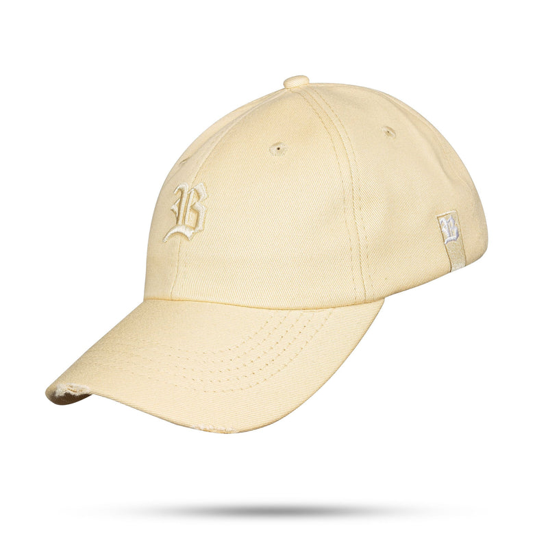 Boné Creme Dad Hat Destroyed