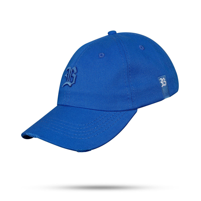 Boné Azul Royal Dad Hat Destroyed